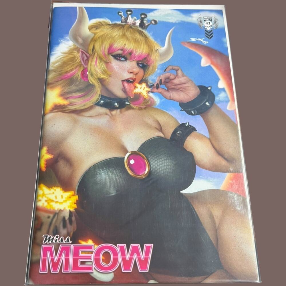 Miss Meow #1 Shikari Mercenary Bowsette Cosplay Variant Comic Book